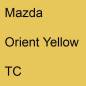 Preview: Mazda, Orient Yellow, TC.